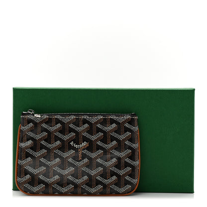 Goyard Goyardine Nano Senat Key Pouch Black Gold 7 of 7