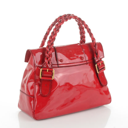 Valentino Garavani Patent Large Histoire Red 3 of 8