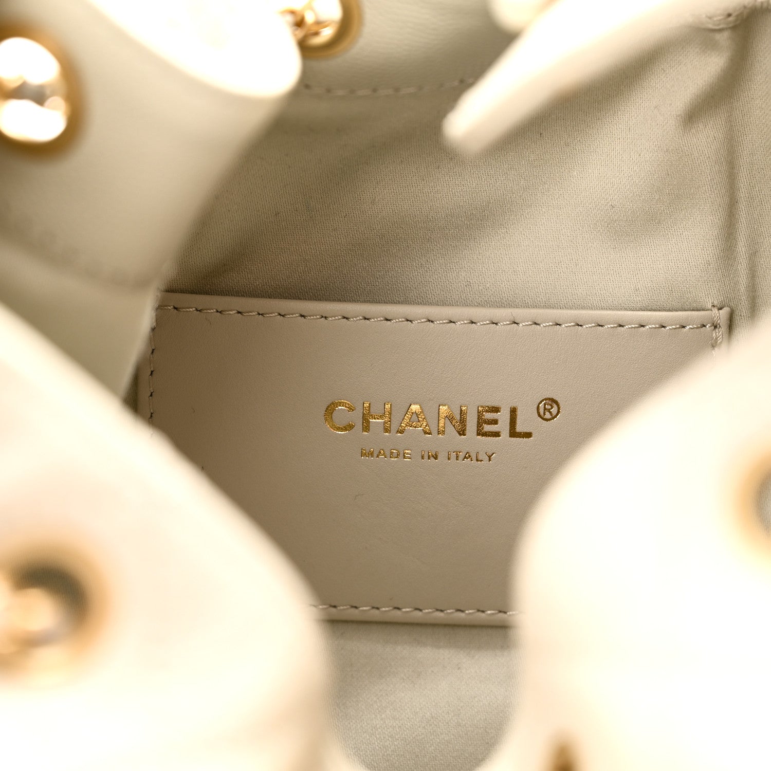 Chanel Caviar Quilted Small Chanel 25 Handbag Light Grey 6 of 10