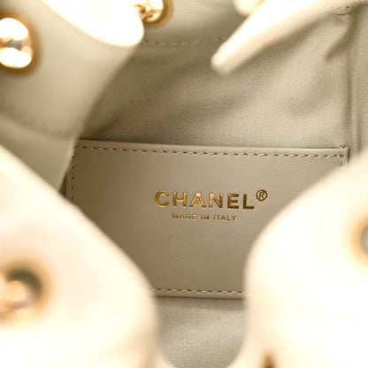 Chanel Caviar Quilted Small Chanel 25 Handbag Light Grey 6 of 10