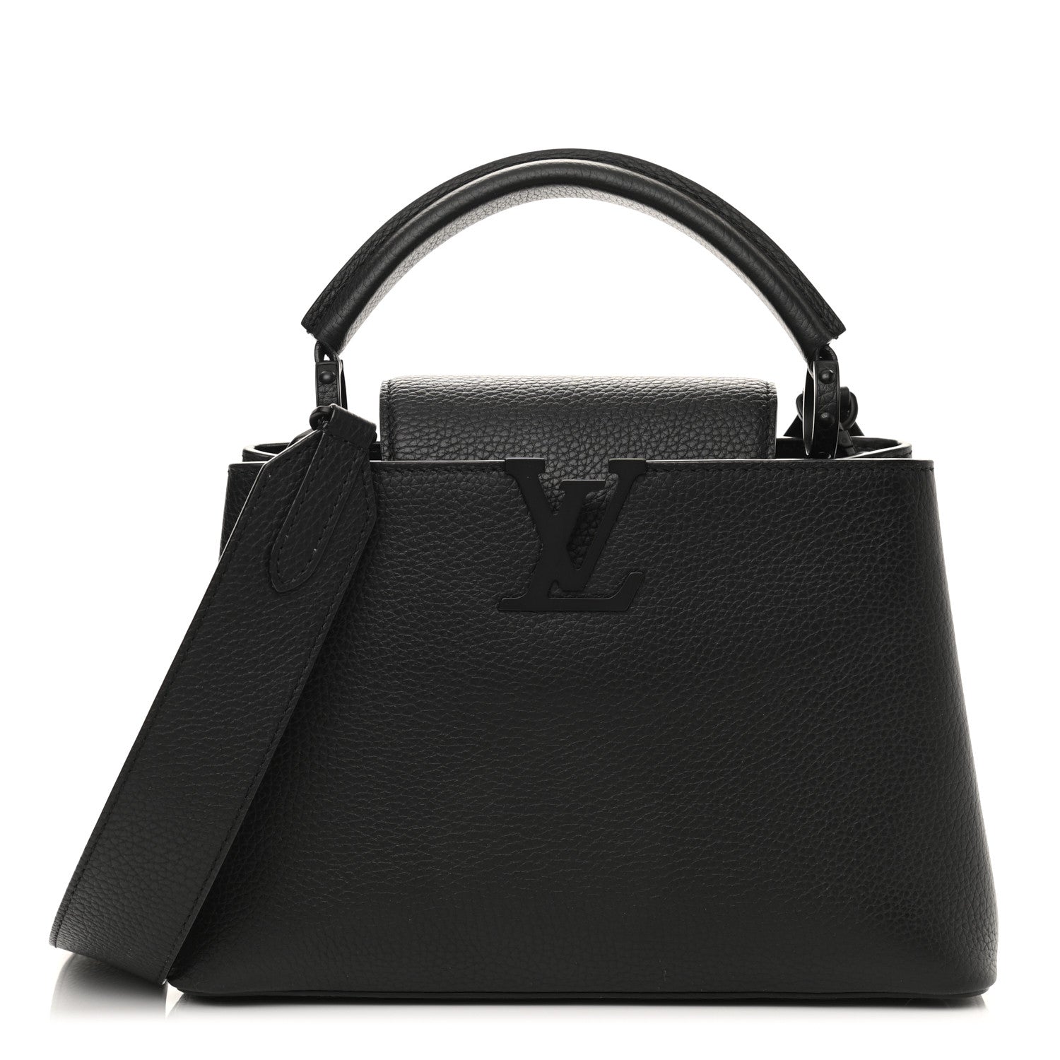 Louis Vuitton Taurillon Capucines BB Matte Black 1 of 10
