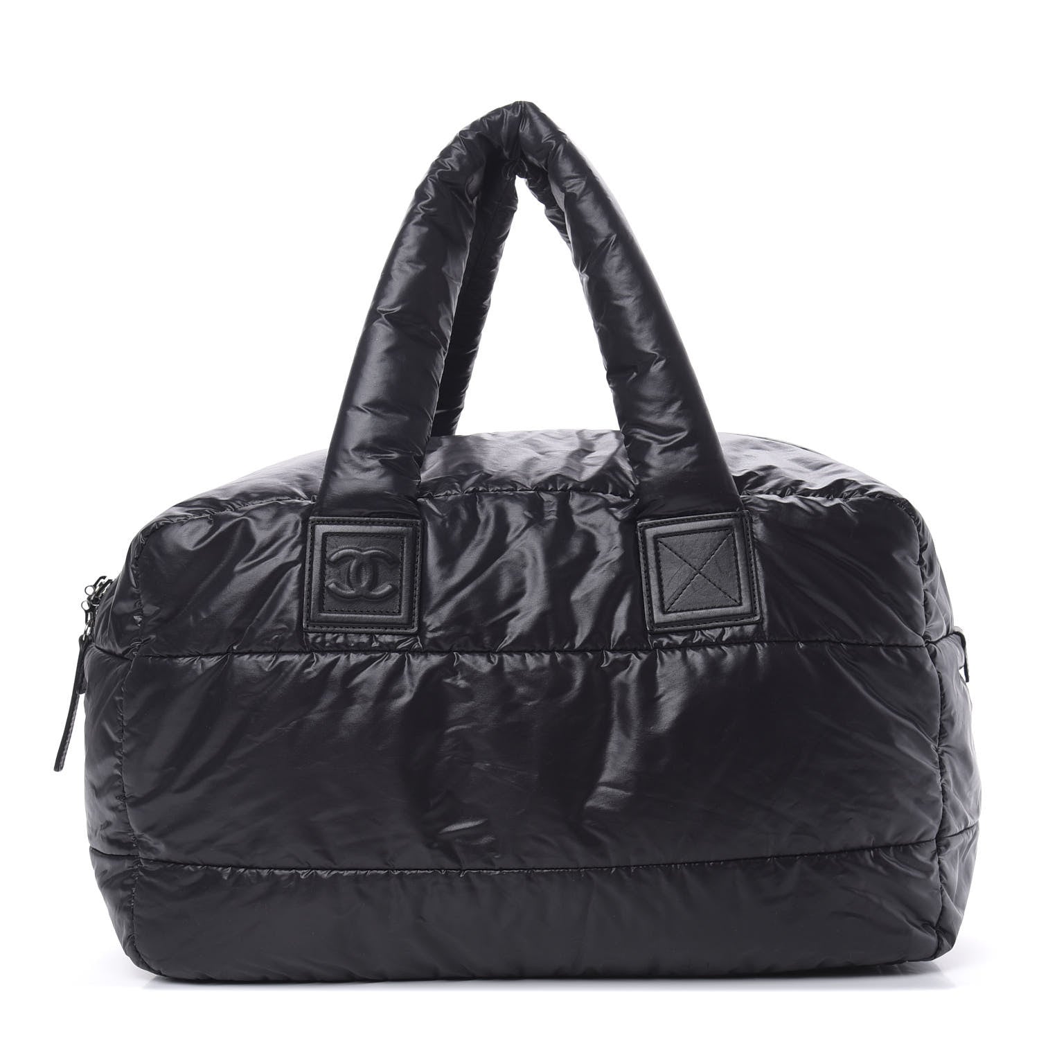 Chanel Nylon Quilted Large Coco Cocoon Tote Black 1 of 11
