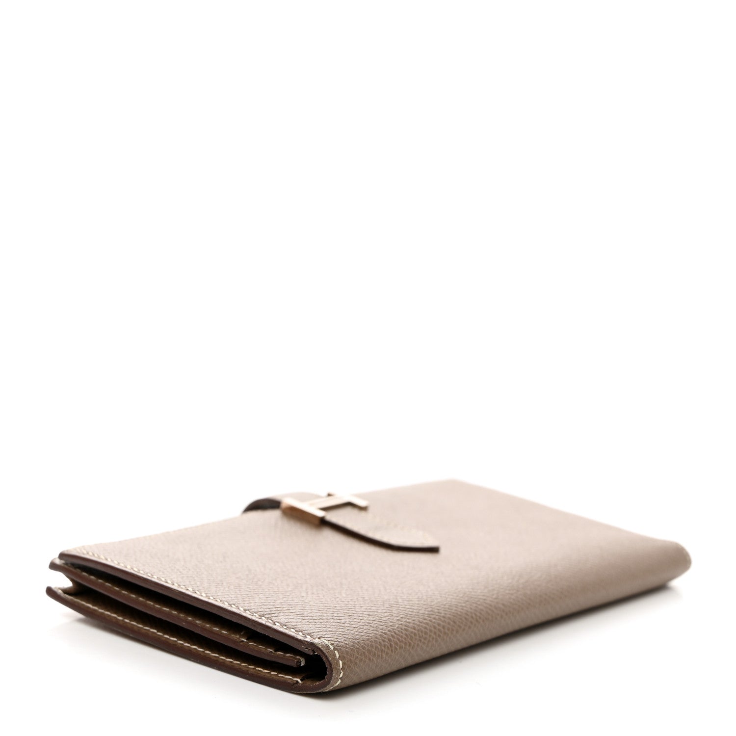 Hermes Epsom Bearn Gusset Wallet Etoupe 4 of 8