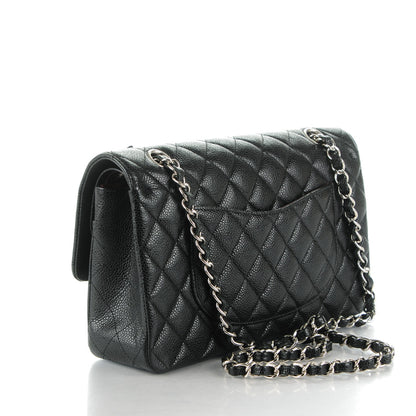 Chanel Caviar Quilted Medium Double Flap Black 3 of 8