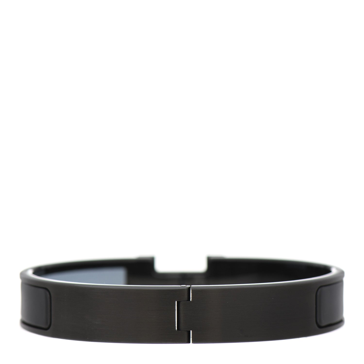 Hermes Matte Enamel Narrow Clic Clac HH Bracelet T3 So Black 3 of 7