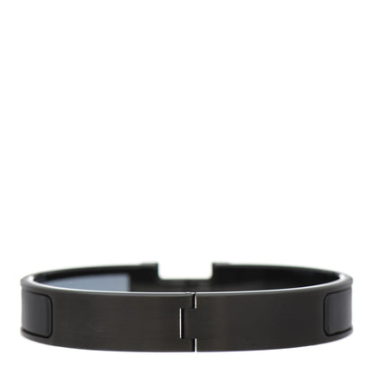 Hermes Matte Enamel Narrow Clic Clac HH Bracelet T3 So Black 3 of 7