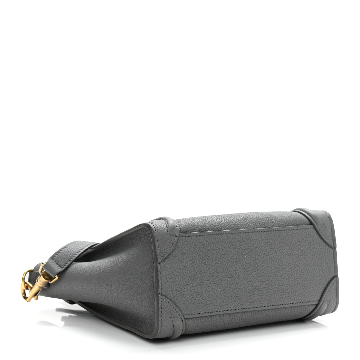 Celine Baby Drummed Calfskin Nano Luggage Kohl 4 of 12
