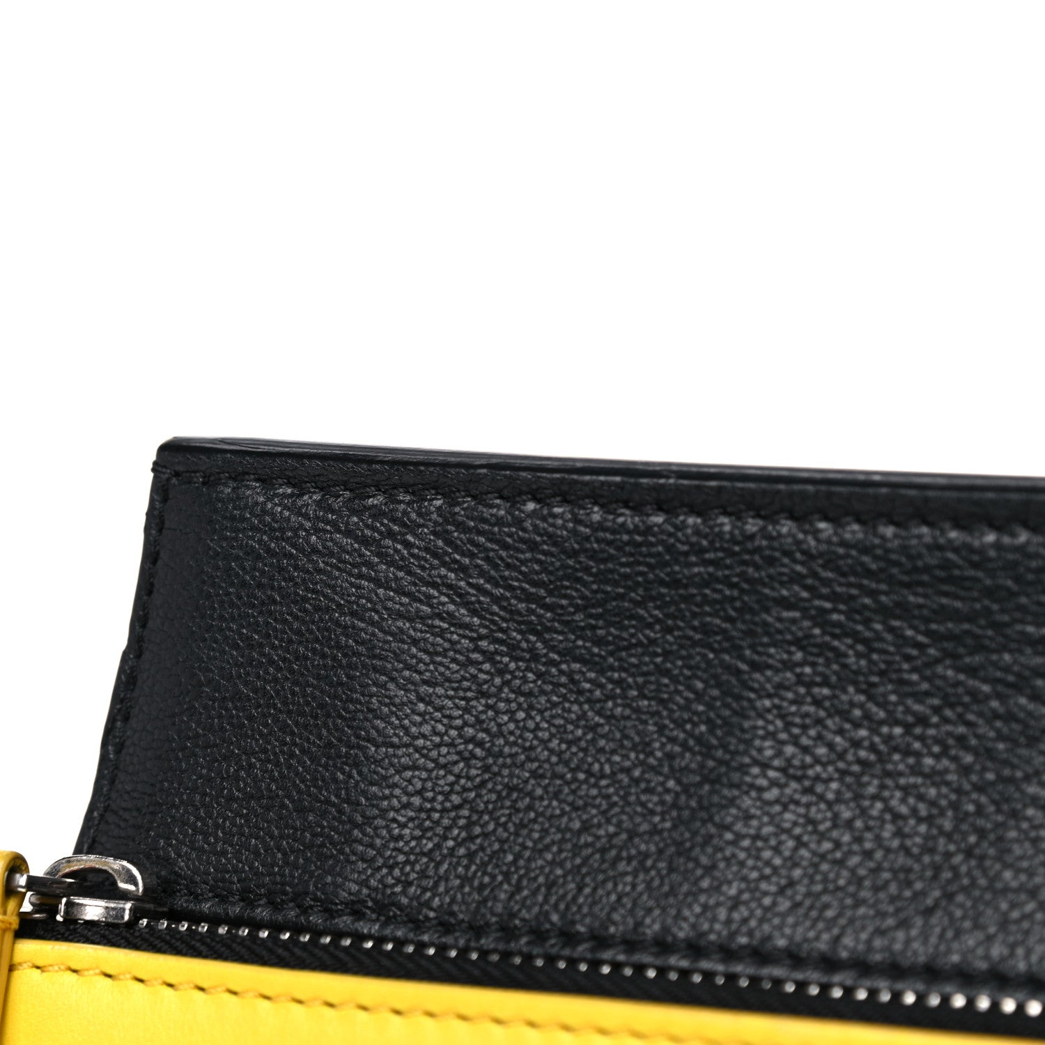 Celine Smooth Calfskin Small Tri-Color Edge Shoulder Bag Yellow 16 of 23