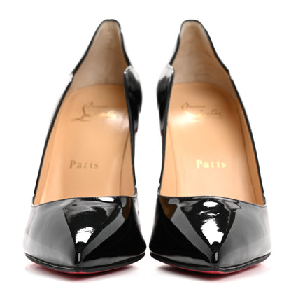 Christian Louboutin Patent Hot Chick 100 Pumps 38 Black 3 of 9