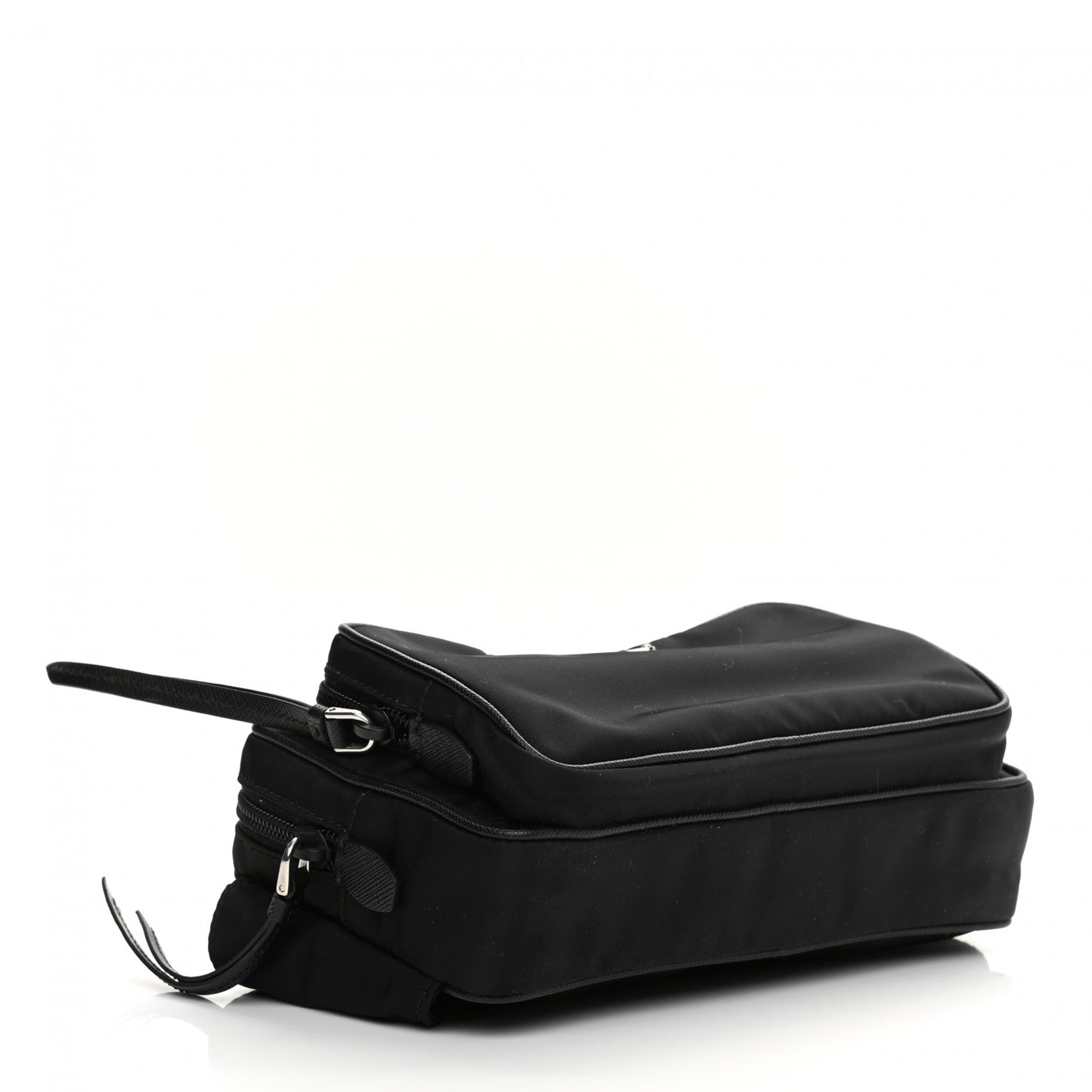 Tessuto Nylon Saffiano Belt Bag Black