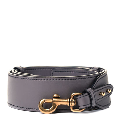 Christian Dior Calfskin D Fence Saddle Bag Adjustable Shoulder Strap Grey 1 of 3