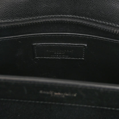 Saint Laurent Grain De Poudre Medium Uptown Tote Black 7 of 10