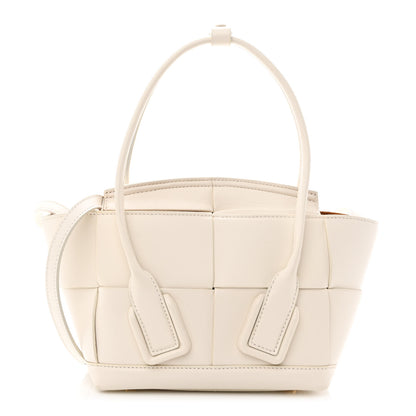 Bottega Veneta French Calfskin Maxi Intrecciato Mini Arco Bianco 1 of 14