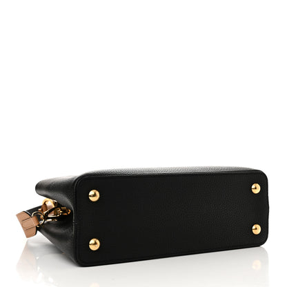 Louis Vuitton Taurillon Capucines PM Black Arizona 4 of 11