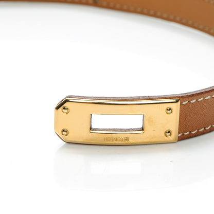 Hermes Barenia Kelly Double Tour Bracelet XS Fauve 5 of 9