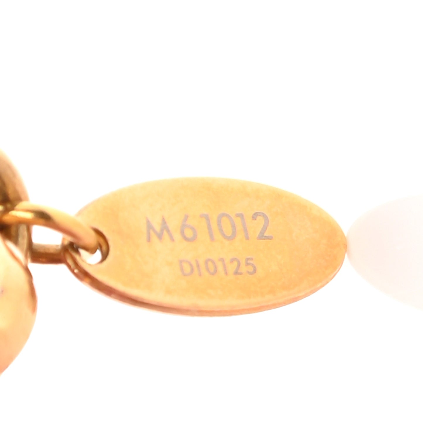 Fleur De Monogram Bag Charm Pink