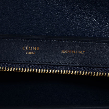 Celine Smooth Calfskin Suede Small Bi-Color Trapeze Palm 6 of 9