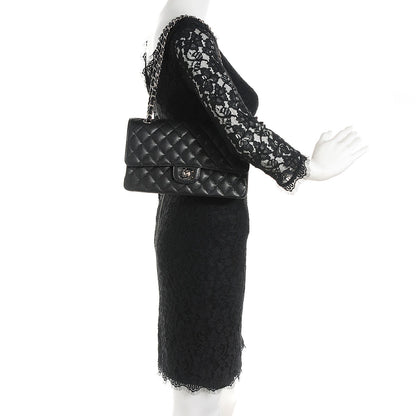 Chanel Caviar Quilted Medium Double Flap Black 2 of 8