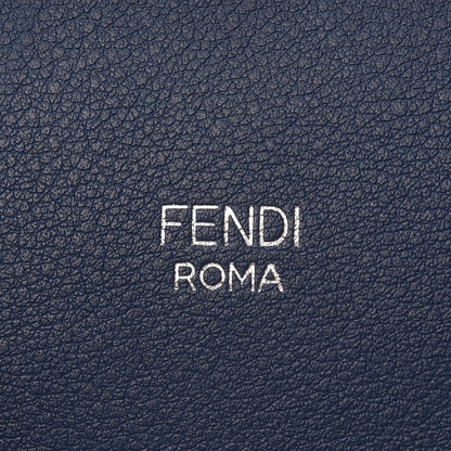 Fendi Vitello Dolce Chain Tail Medium By The Way Boston Bag Blue 8 of 11