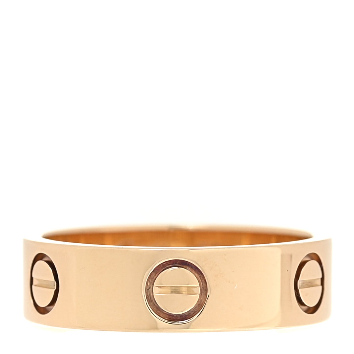 18K Yellow Gold 5.5mm LOVE Ring 55 7.25