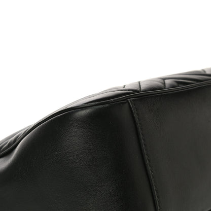 Gucci Calfskin Matelasse Large GG Marmont Shoulder Bag Black 25 of 26