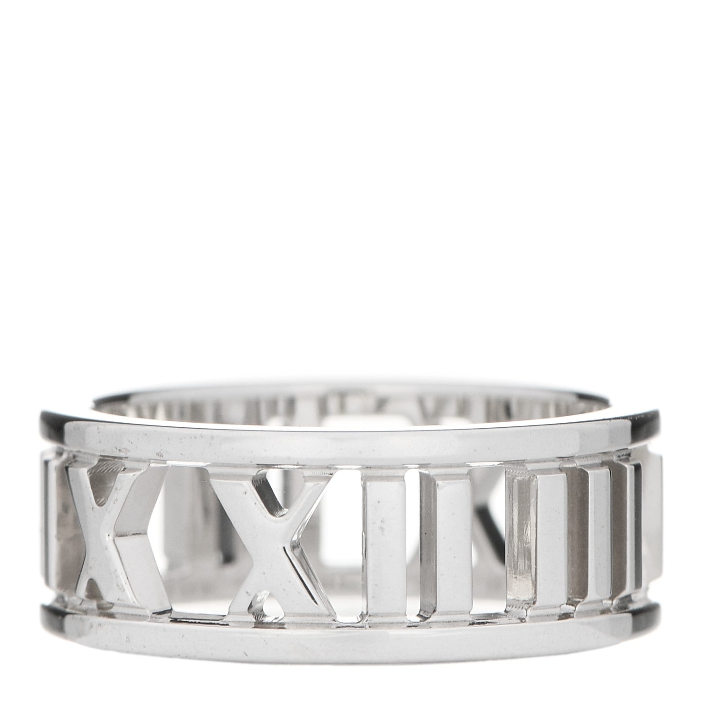 Sterling Silver Wide Atlas Open Ring 48 4.5