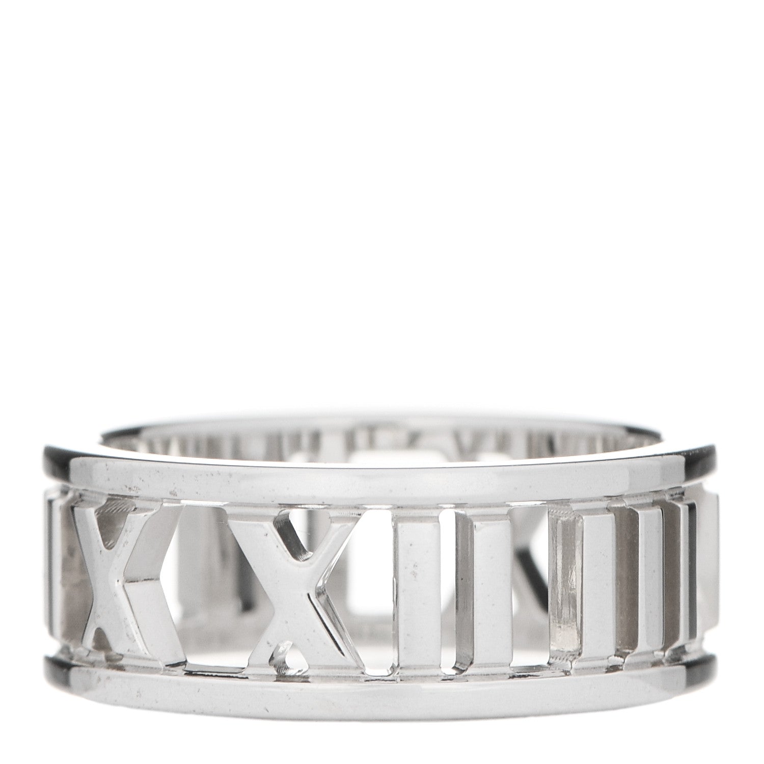 Tiffany Sterling Silver Wide Atlas Open Ring 48 4.5 1 of 5