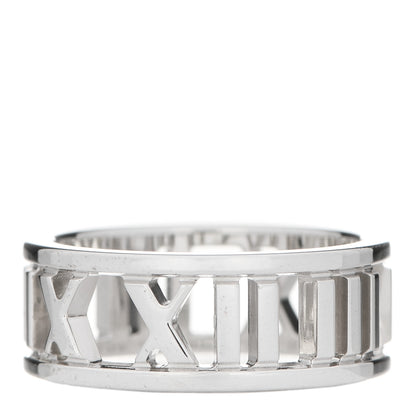 Tiffany Sterling Silver Wide Atlas Open Ring 48 4.5 1 of 5