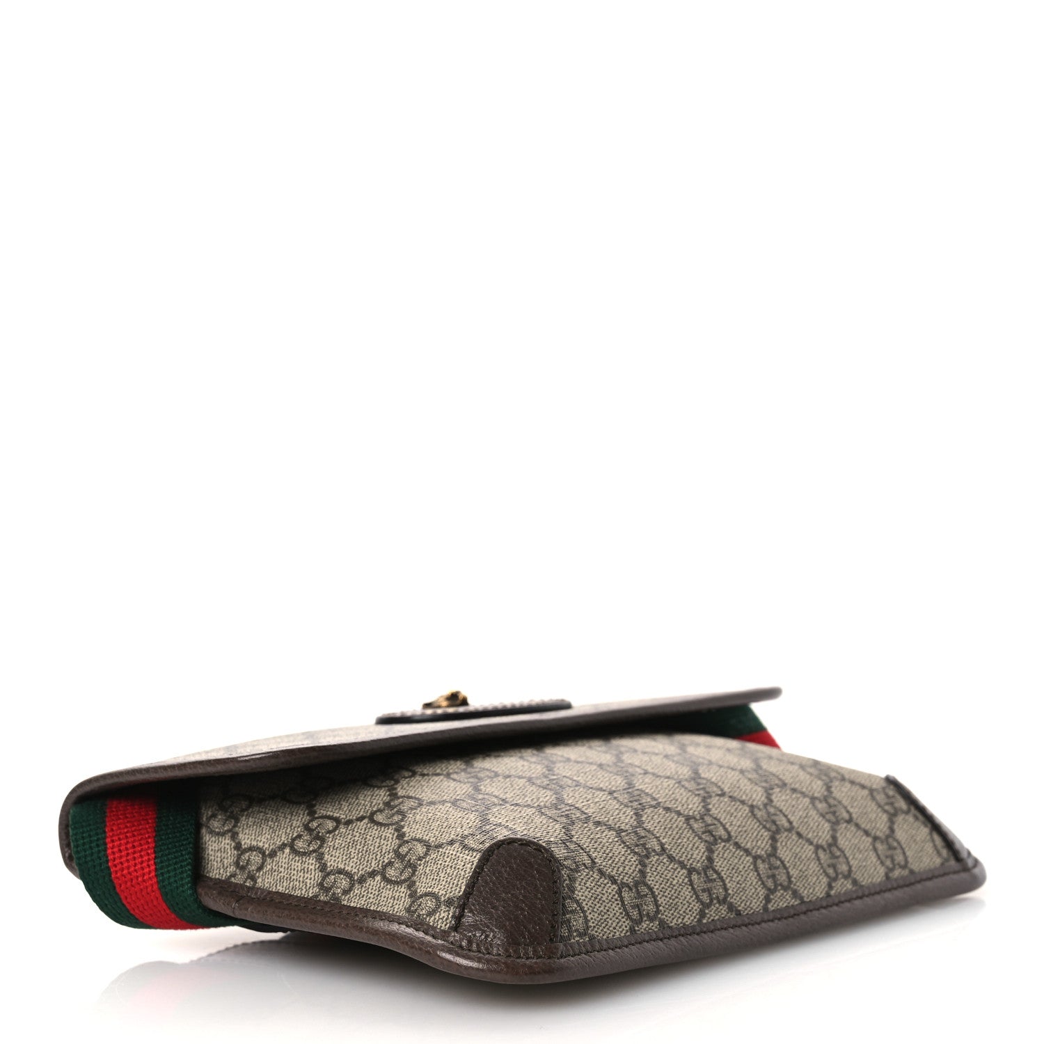 Gucci GG Supreme Monogram Neo Vintage Web Belt Bag Brown 3 of 10