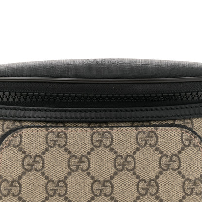 Gucci GG Supreme Monogram Belt Bag Black 8 of 12