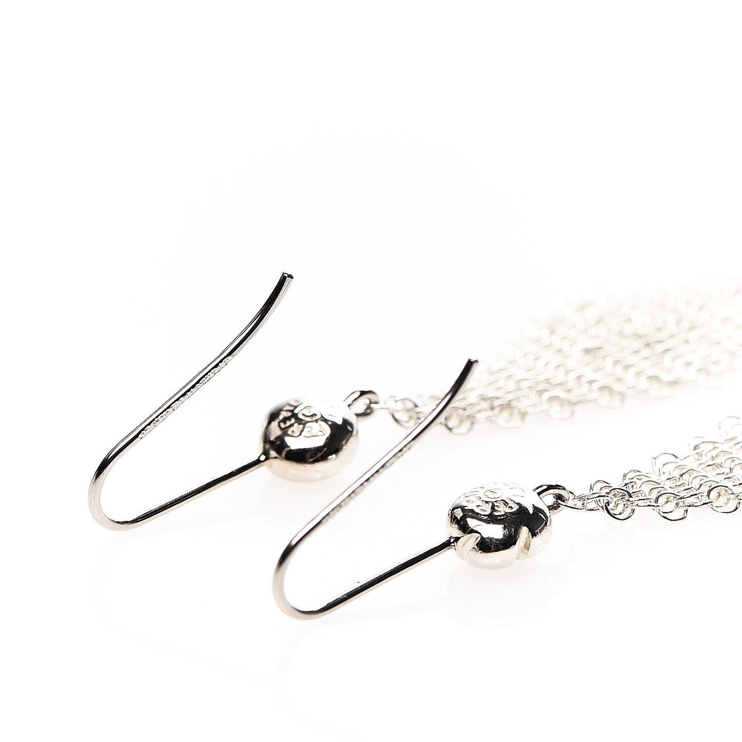 Sterling Silver Small Elsa Peretti Mesh Earrings