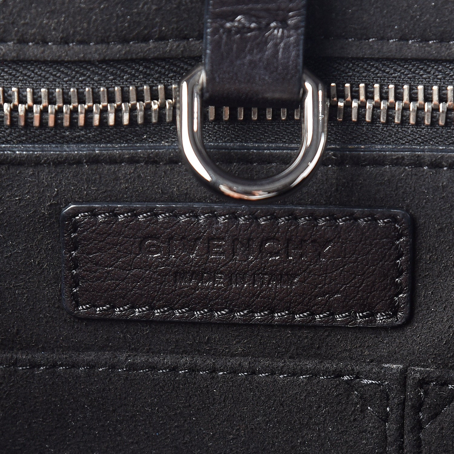 Givenchy Grained Calfskin Medium Shark Lock Satchel Black 8 of 10