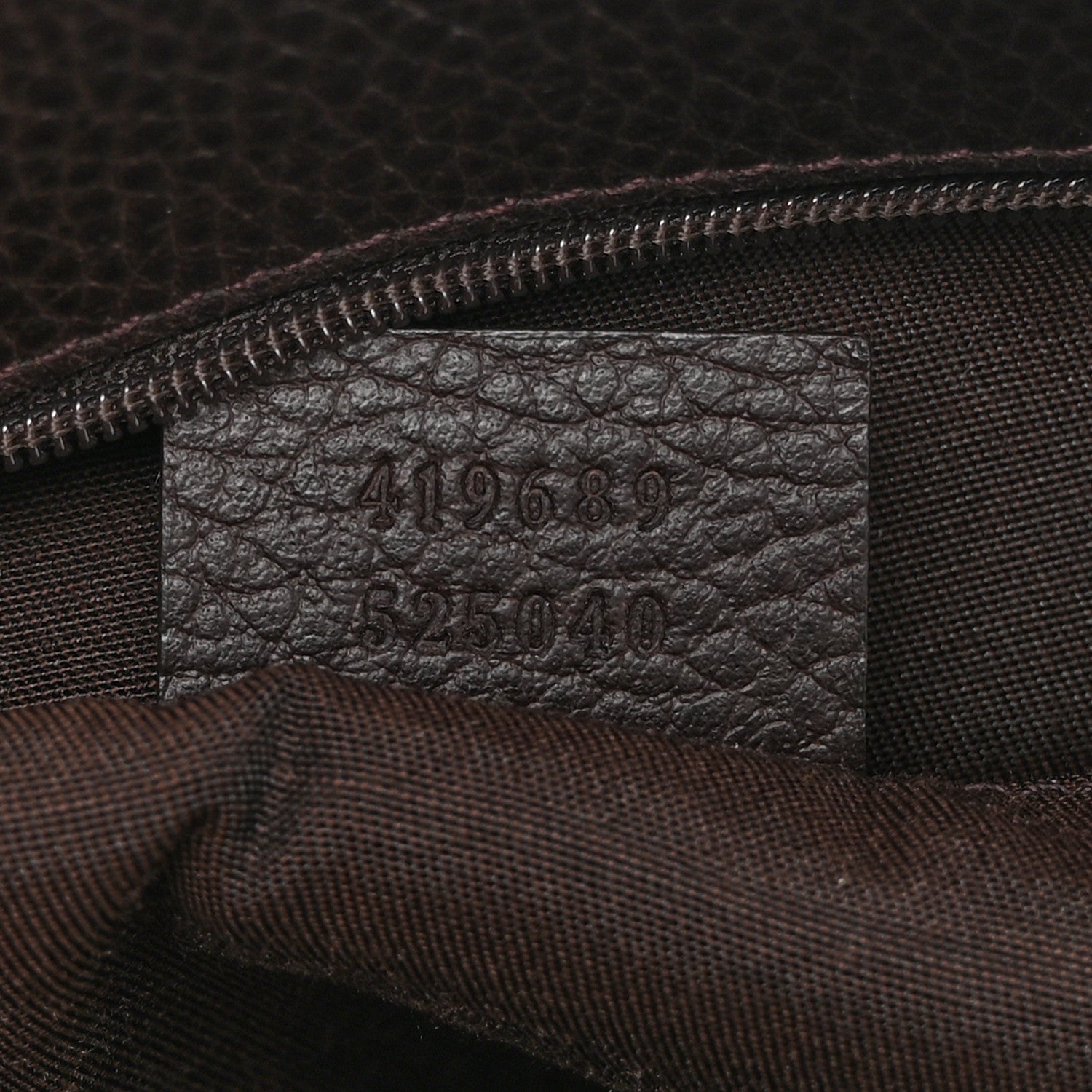 Gucci Calfskin Medium Braided Handle Gifford Tote Dark Brown 7 of 15