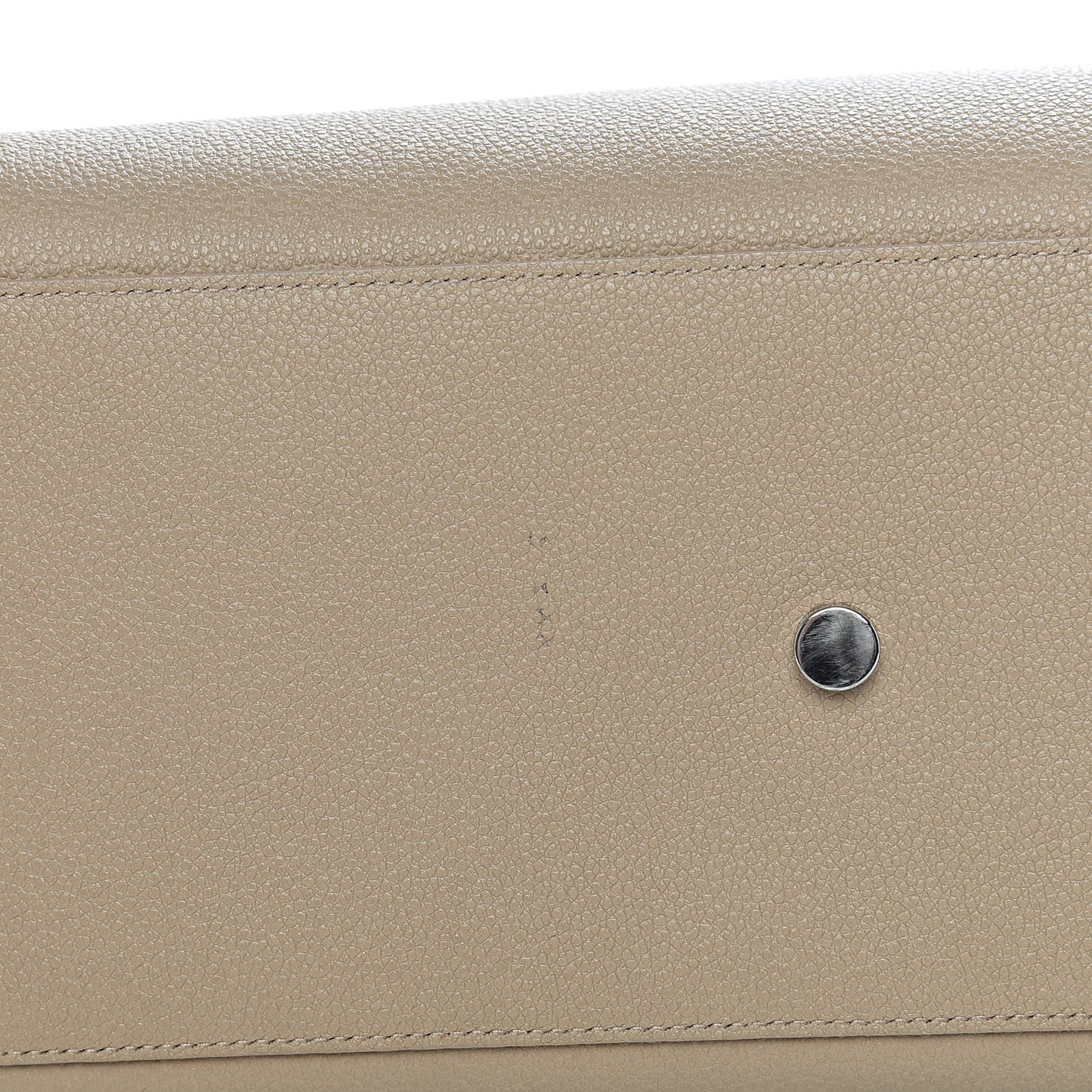 Grained Calfskin Small Sac De Jour Dark Beige