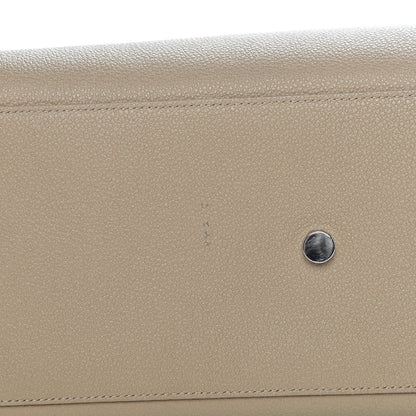 Saint Laurent Grained Calfskin Small Sac De Jour Dark Beige 9 of 10