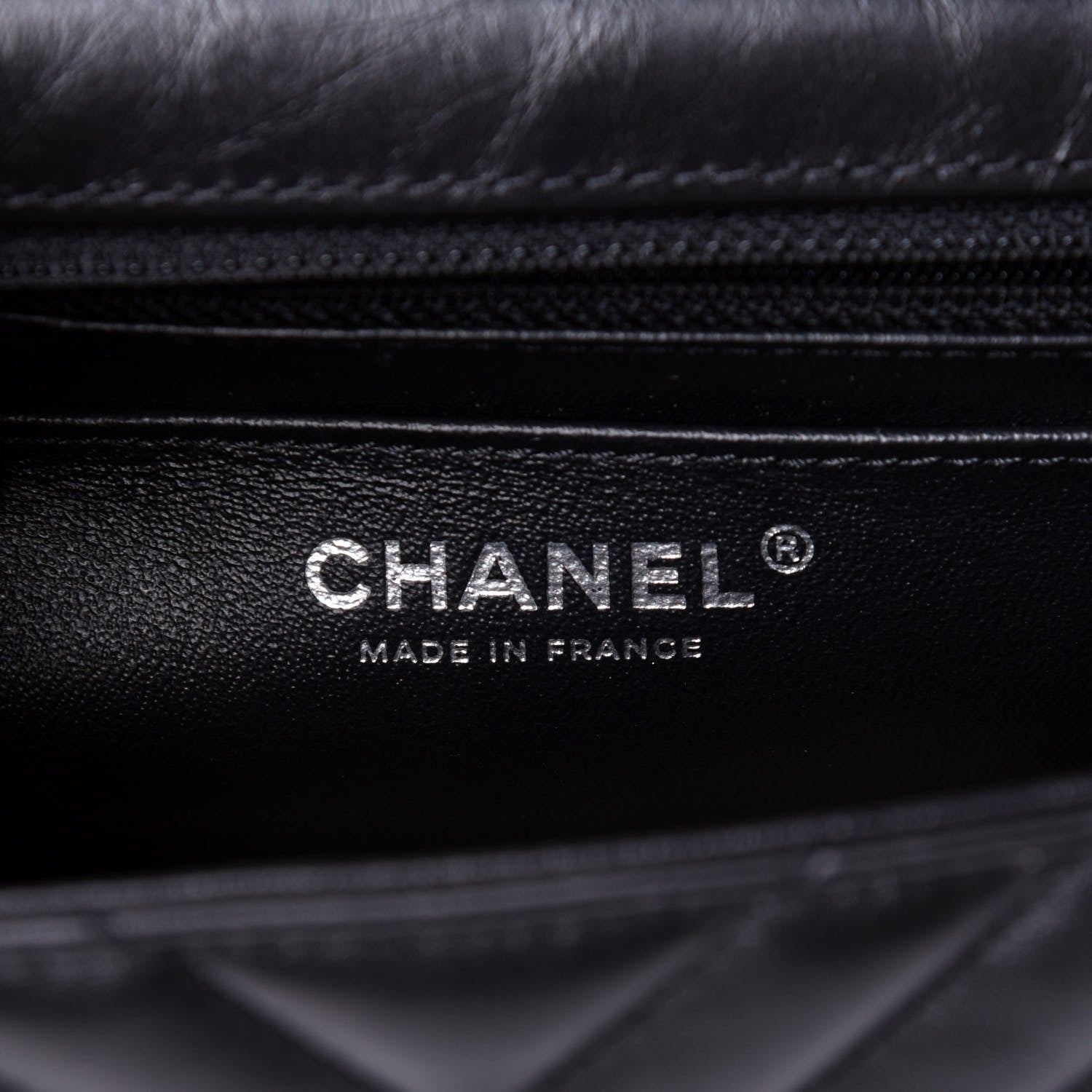 Chanel Aged Calfskin Chevron Quilted 2.55 Reissue Mini Flap So Black 6 of 11