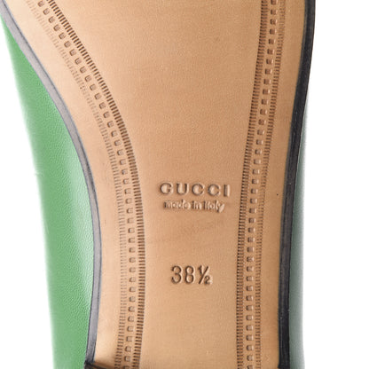 Gucci Malaga Kid Womens Jordaan Loafers 38.5 New Shamarock 10 of 11