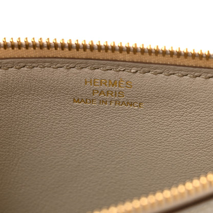 Hermes Evercolor Zipengo Chain D'Ancre Card Holder Craie 6 of 7