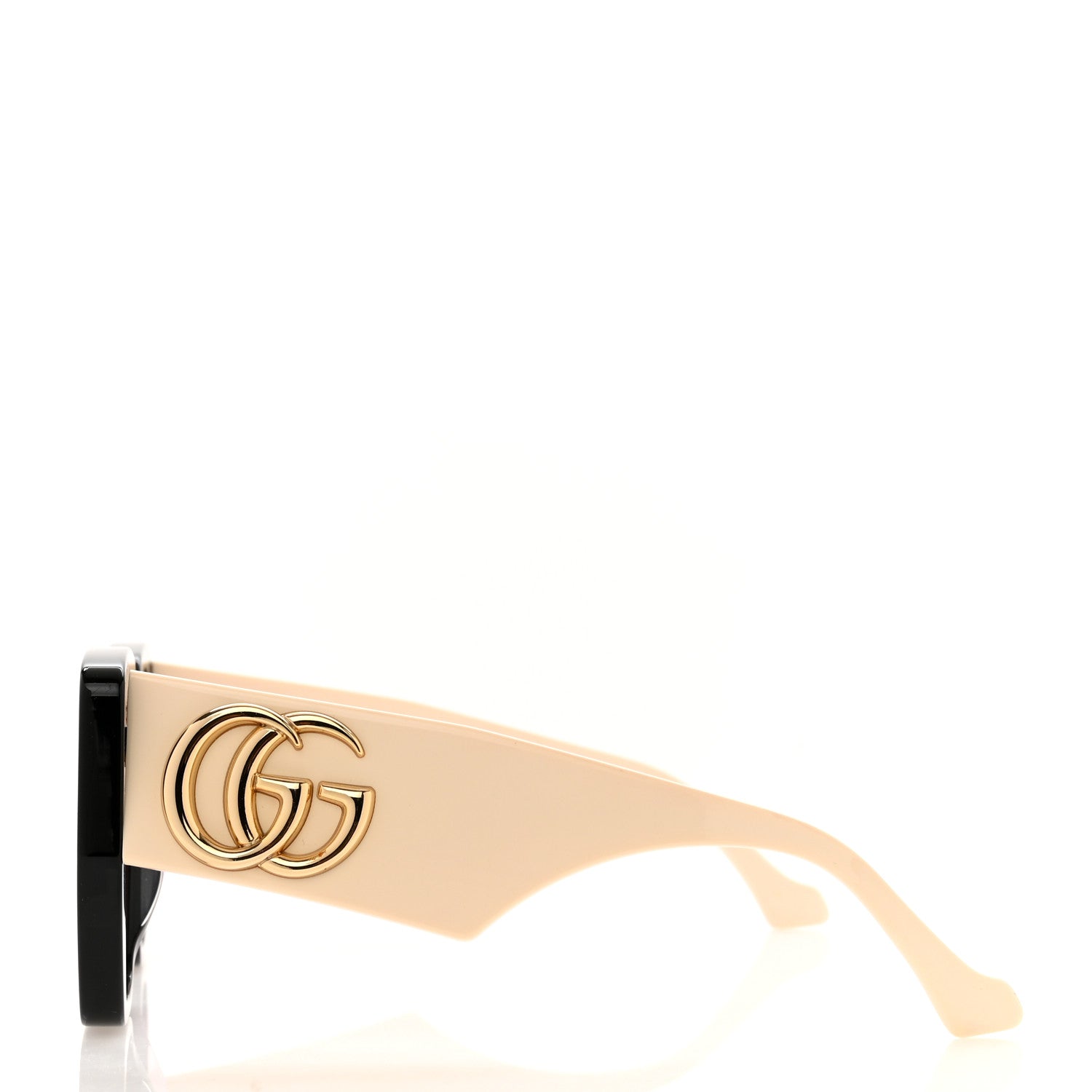 Gucci Acetate Square Frame Sunglasses GG0956S Black White 3 of 6