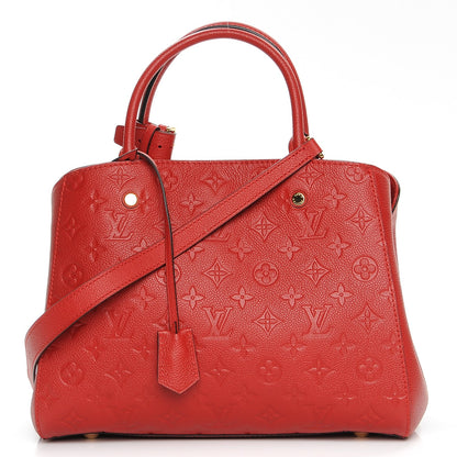 Louis Vuitton Empreinte Montaigne MM Cherry 1 of 8