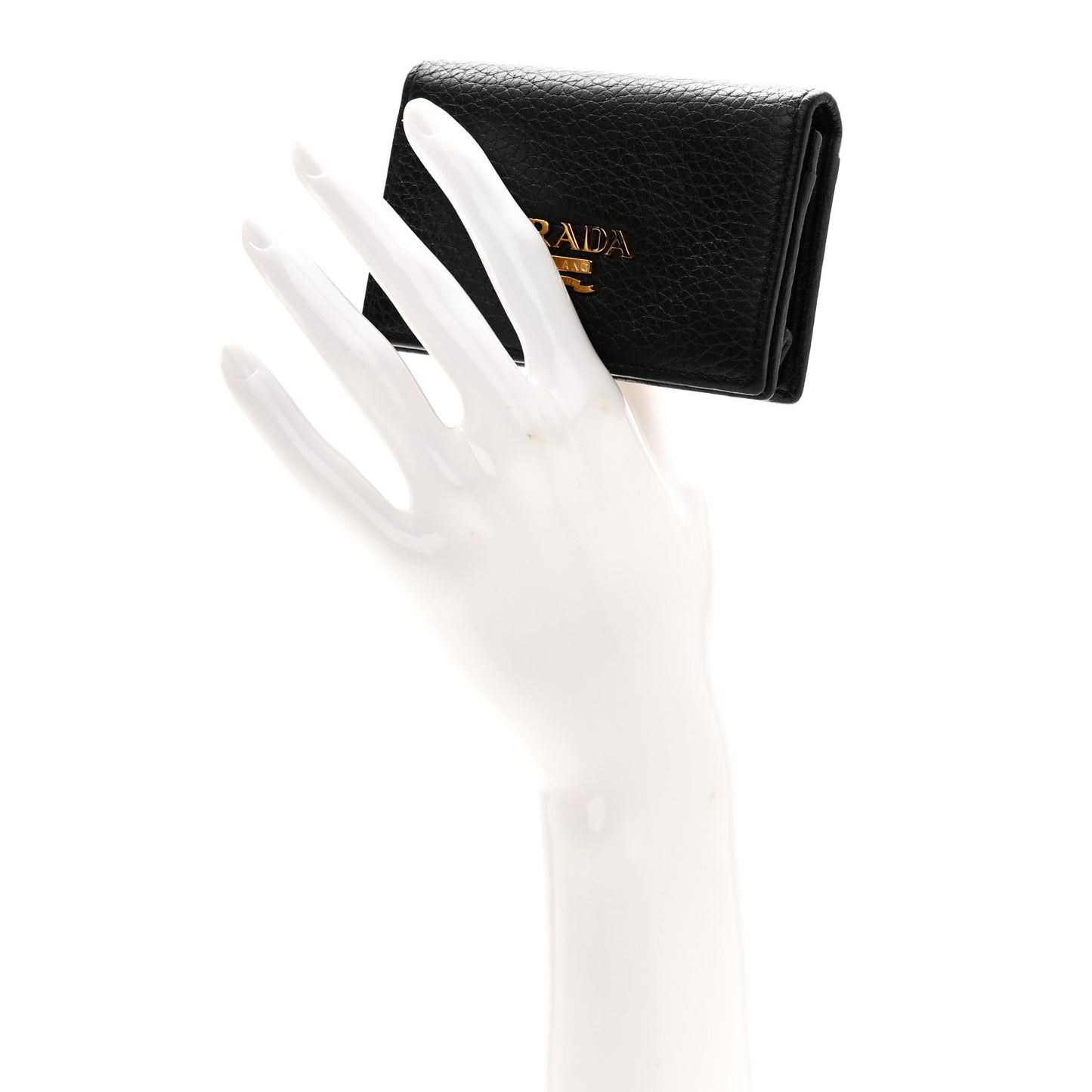 Vitello Grain Move Card Holder Black