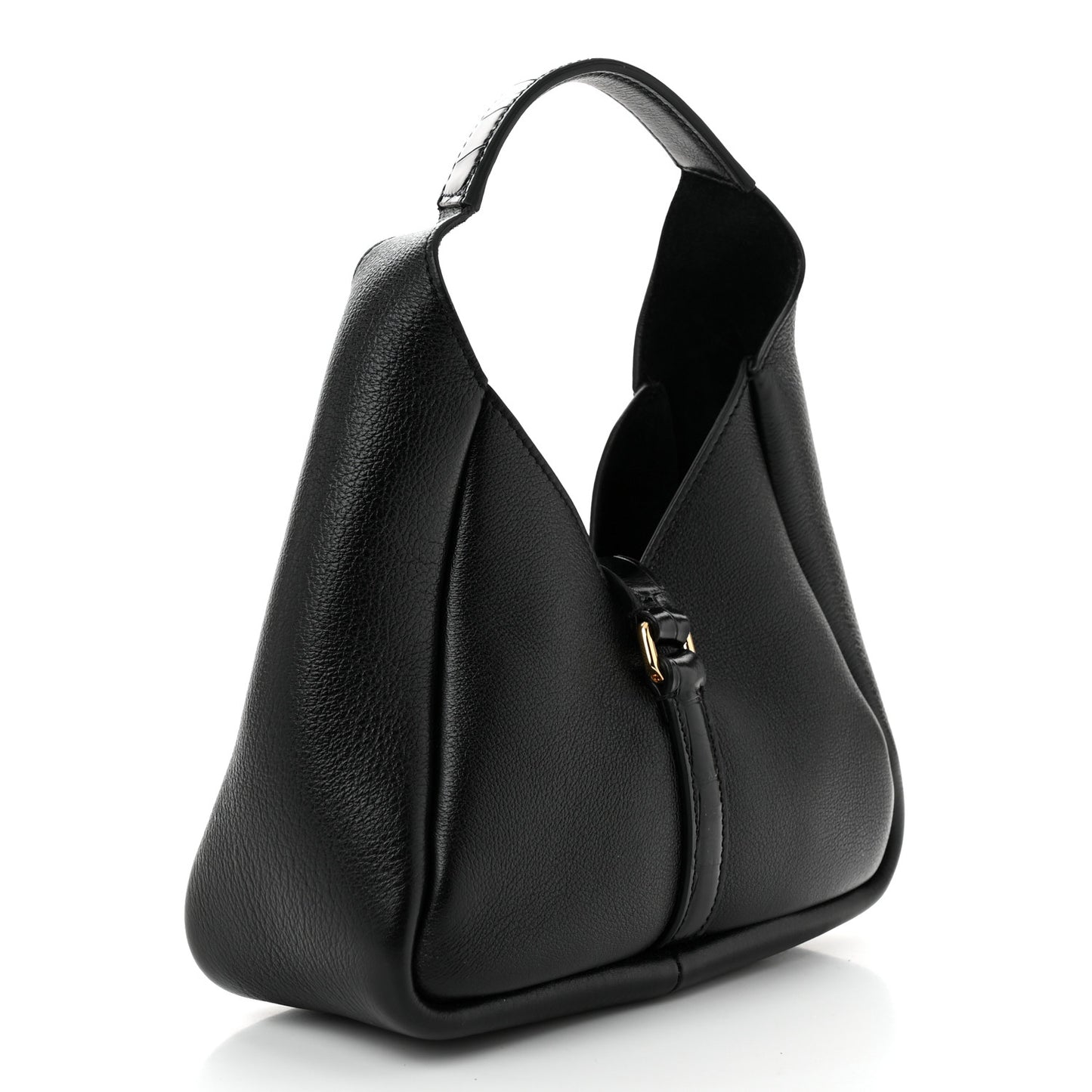 Grained Calfskin Mini G-Lock Hobo Black