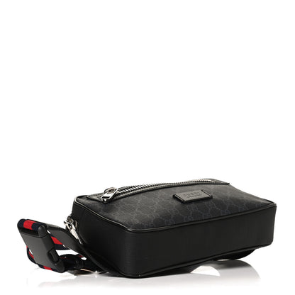 Gucci Soft GG Supreme Monogram Web Belt Bag Black Grey 4 of 12