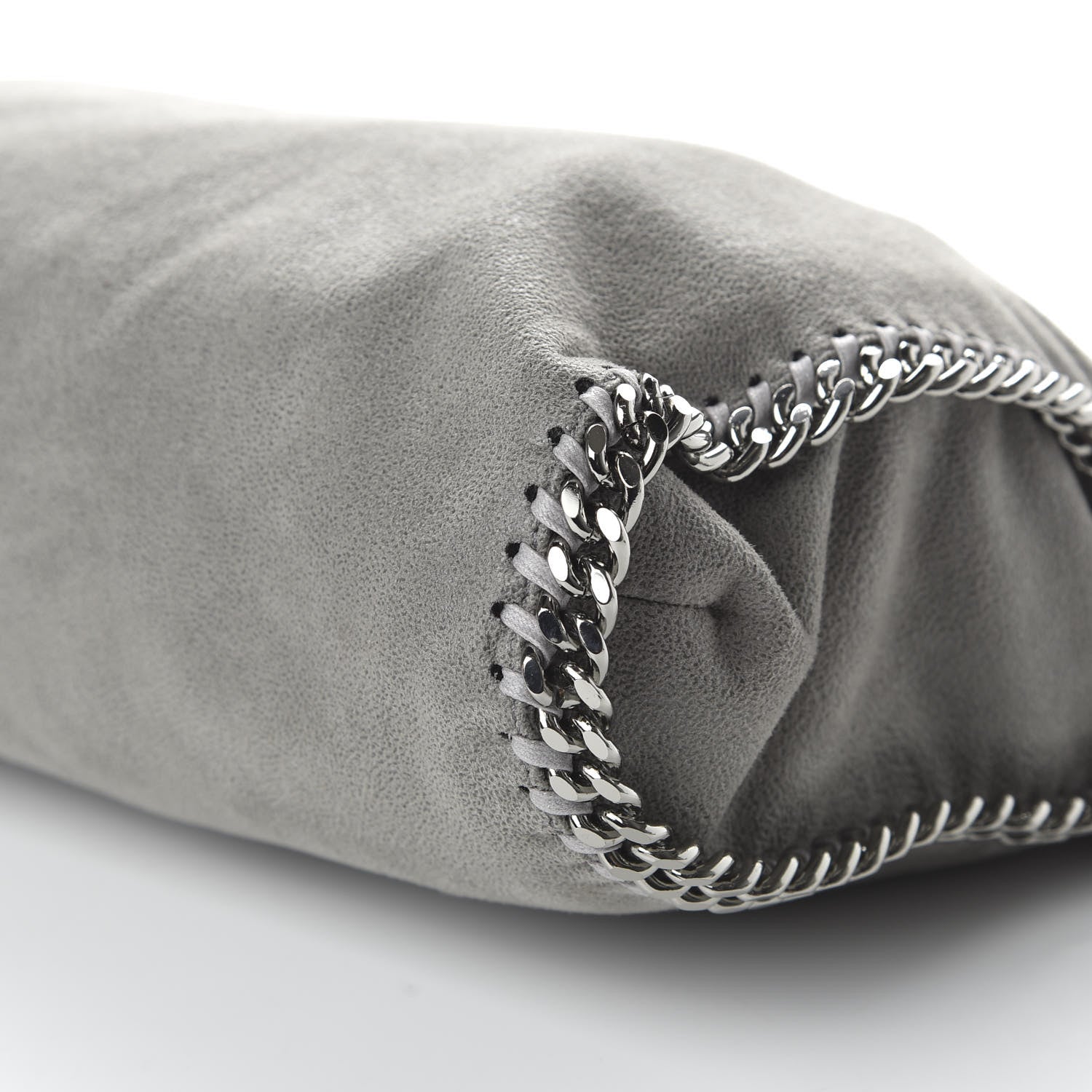 Stella McCartney Shaggy Deer Falabella Fold Over Tote Grey 8 of 10