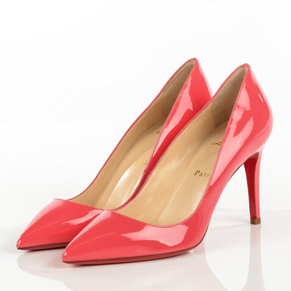 Christian Louboutin Patent Pigalle 85 Pumps 38 Famboise 3 of 7