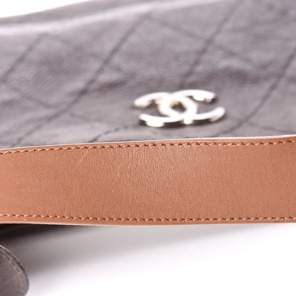Chanel Glazed Calfskin On The Road Hobo Brown 11 of 13