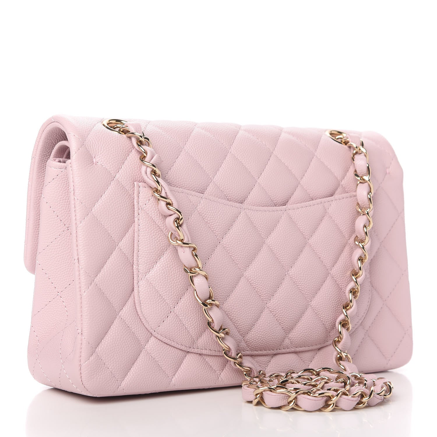 Chanel Caviar Quilted Small Double Flap Light Pink 3 of 11