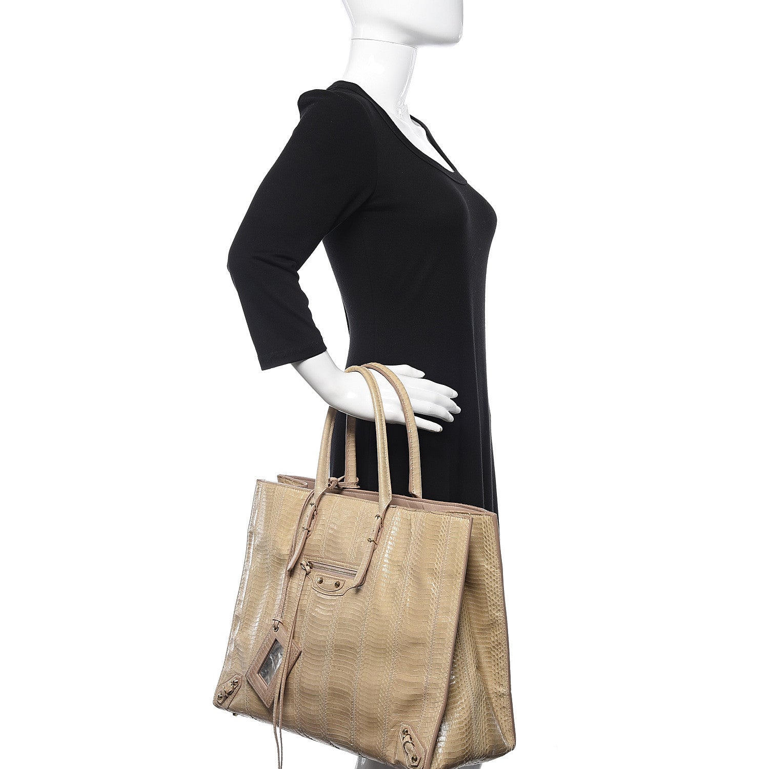 Balenciaga Elaphe Papier A4 Tote 2 of 19