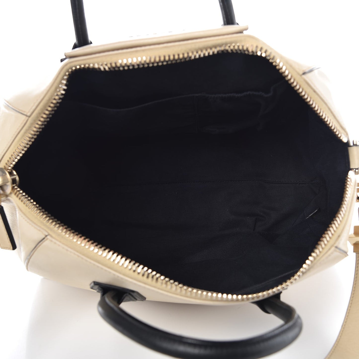 Calfskin Medium Bi-Color Antigona Cream Black