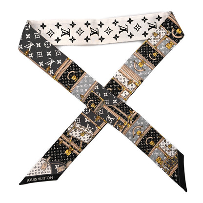 Louis Vuitton Silk Monogram Let's Go BB Bandeau Black 1 of 4
